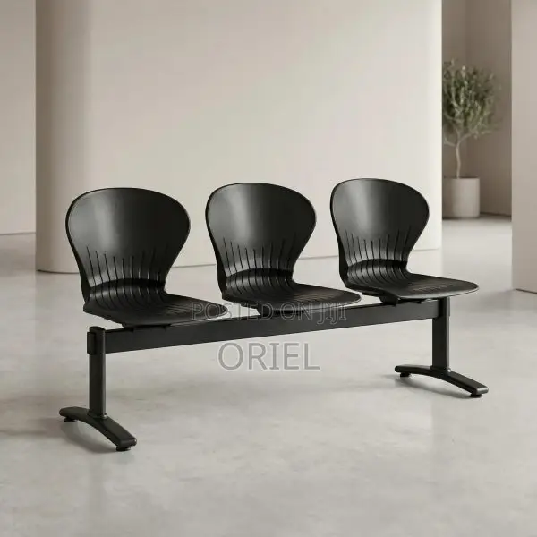 Office Bench : 3-Seater Plastic Waiting Linked Bench