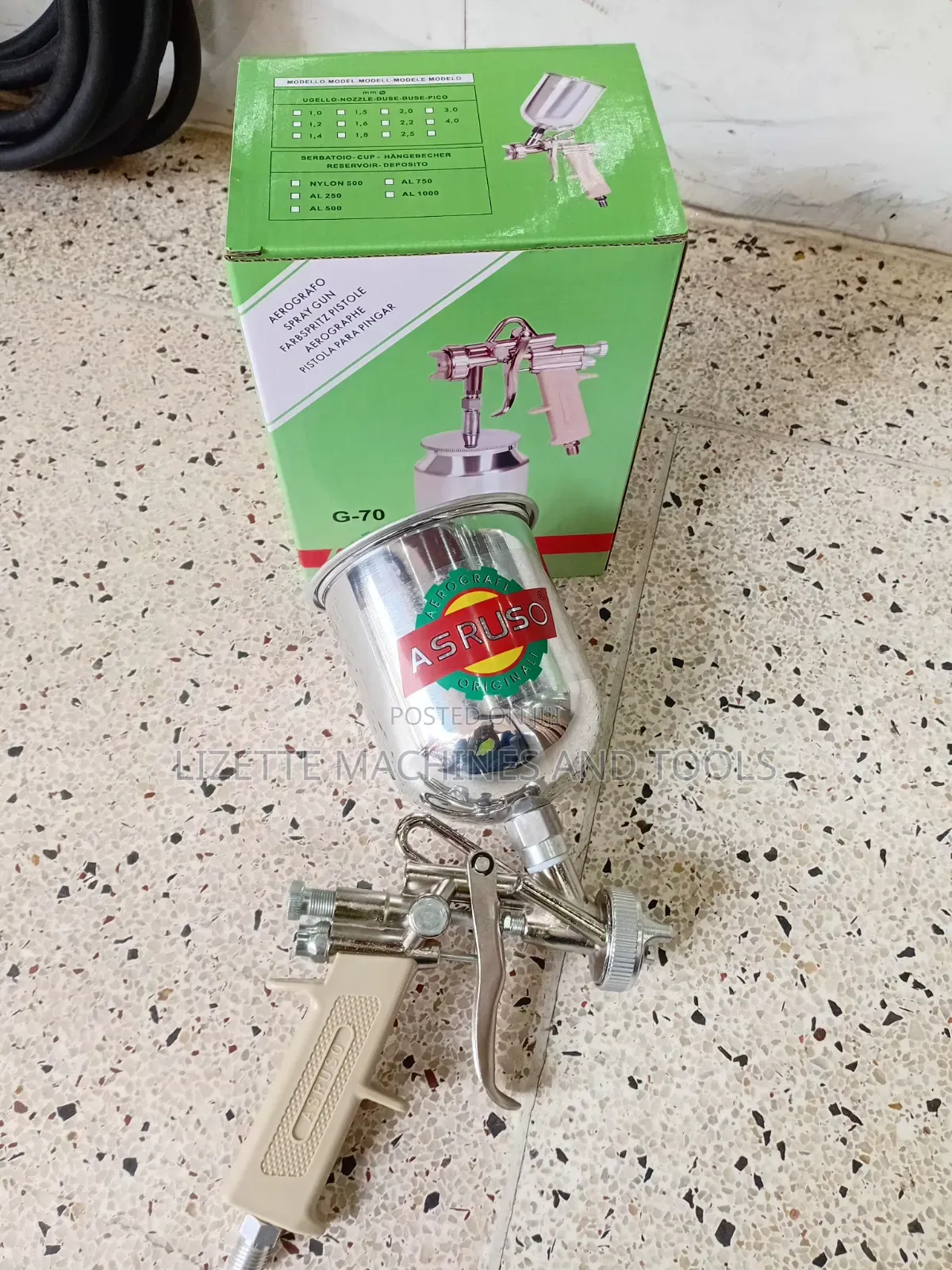 Metallic Pneumatic Spray Gun