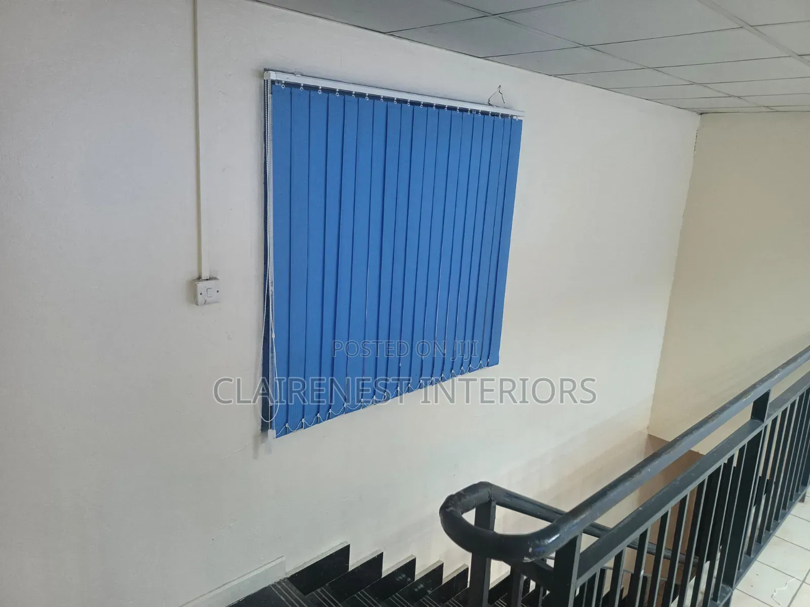 Sky Blue, the Perfect Finishing Vertical Office Blinds
