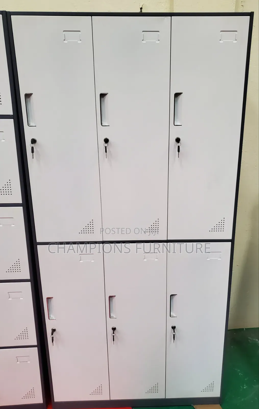Six-Lockers Steel Storage Cabinet