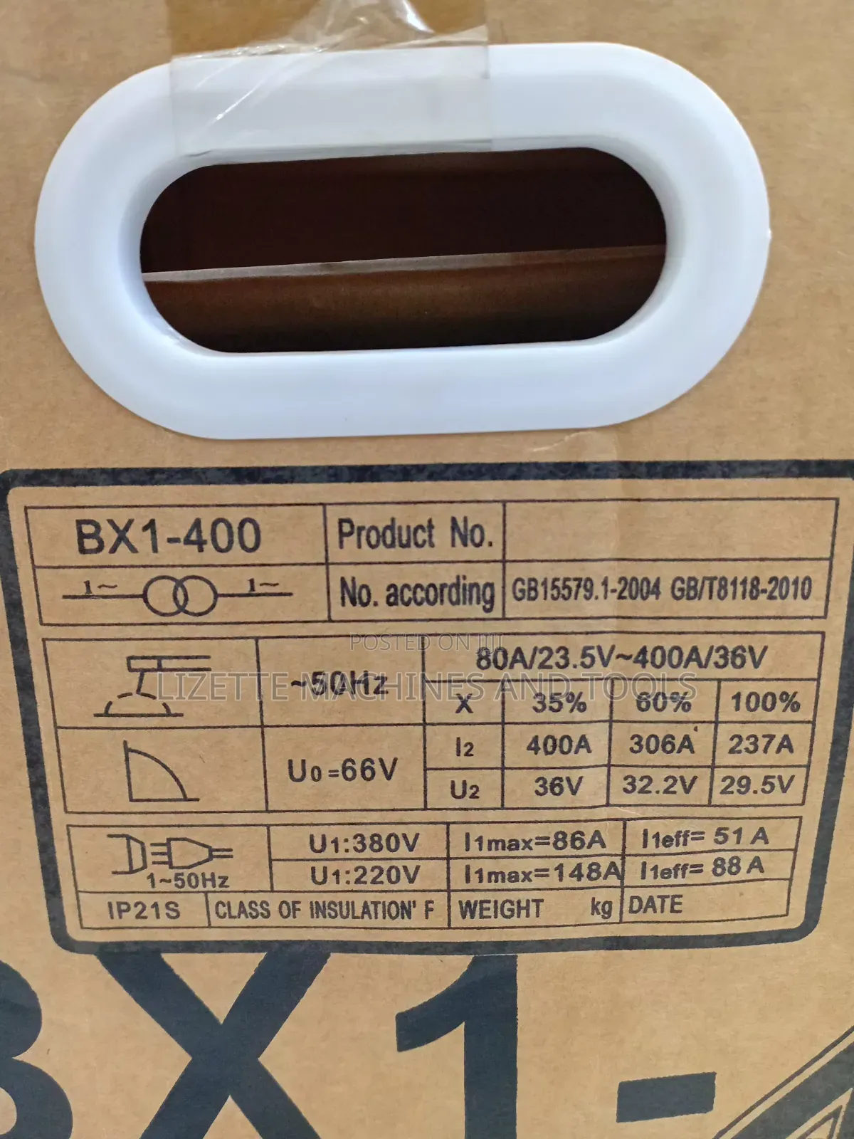 400amps Aico BX1-400 AC Arc Welder
