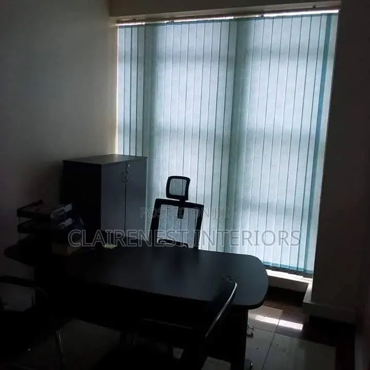 Light, Privacy and Elegance Office Window Vertical Blinds