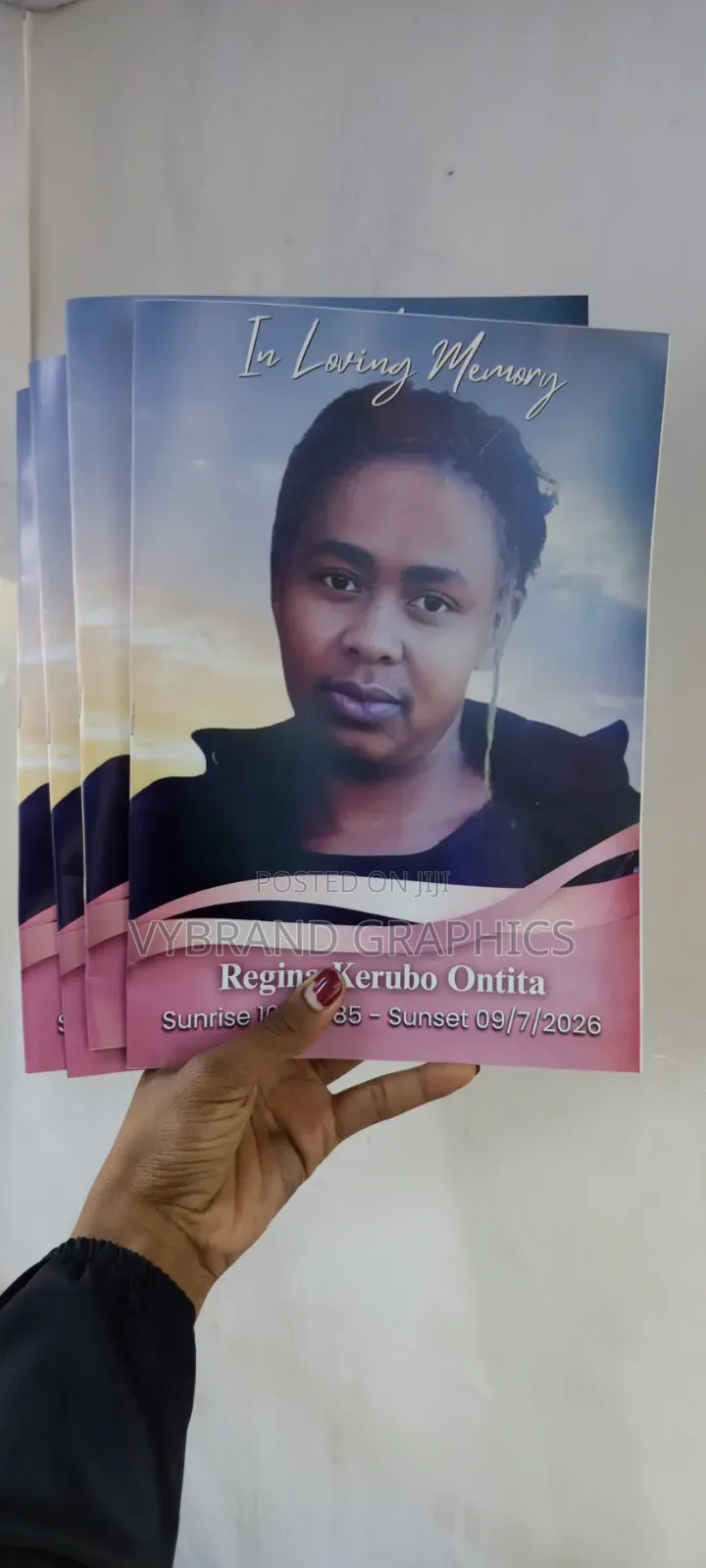 Affordable A3 A4 Eulogy Printing Nairobi