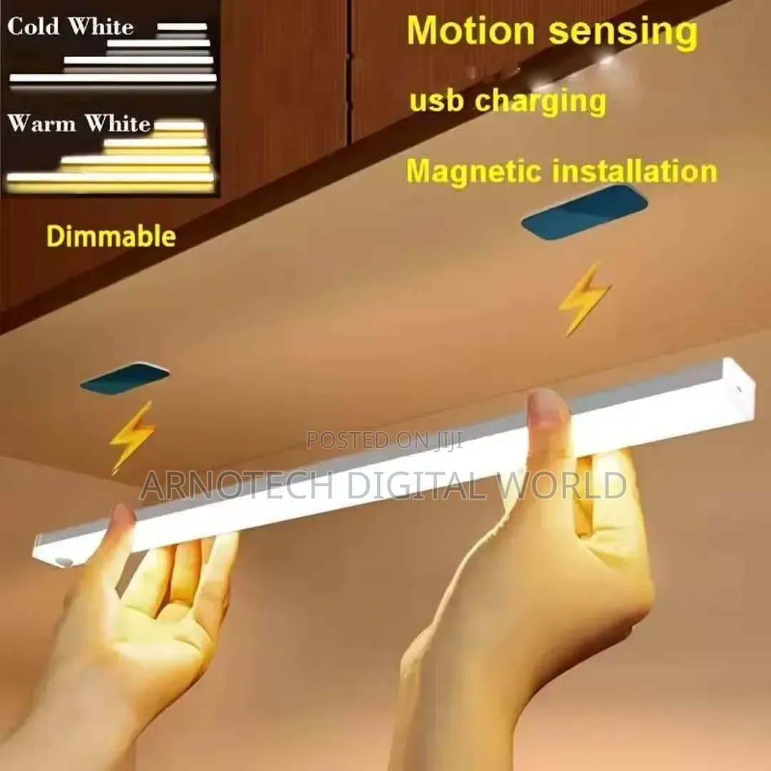 USB Ultra-Thin Rechargeable LED Motion Sensor Light – Dimmable Lamp