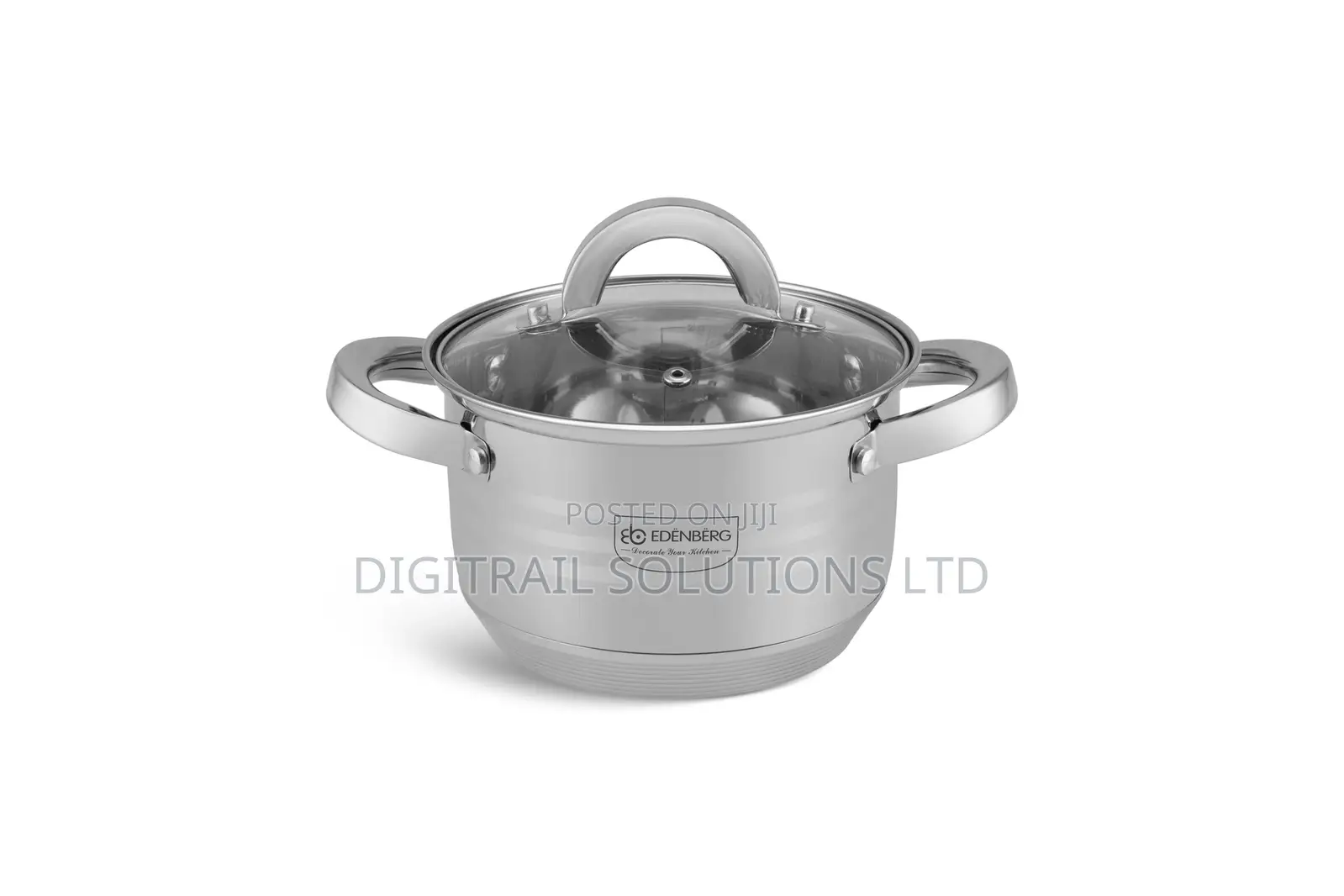 Edenberg 12PCS Stainless Steel Cookware Set With Marble Frypan