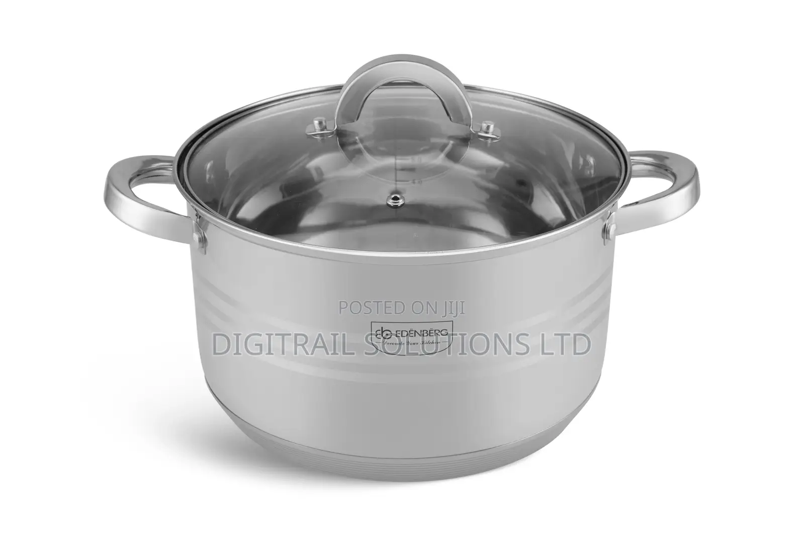 Edenberg 12PCS Stainless Steel Cookware Set With Marble Frypan