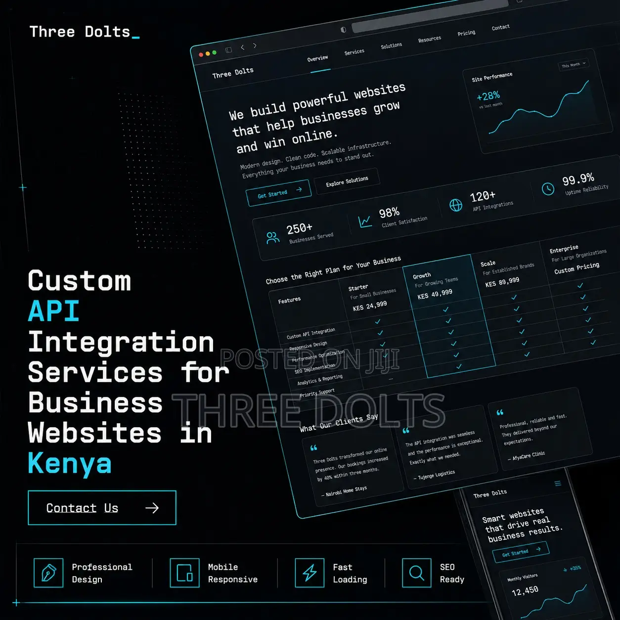 Custom API Integration Services for Business Websites in Kenya