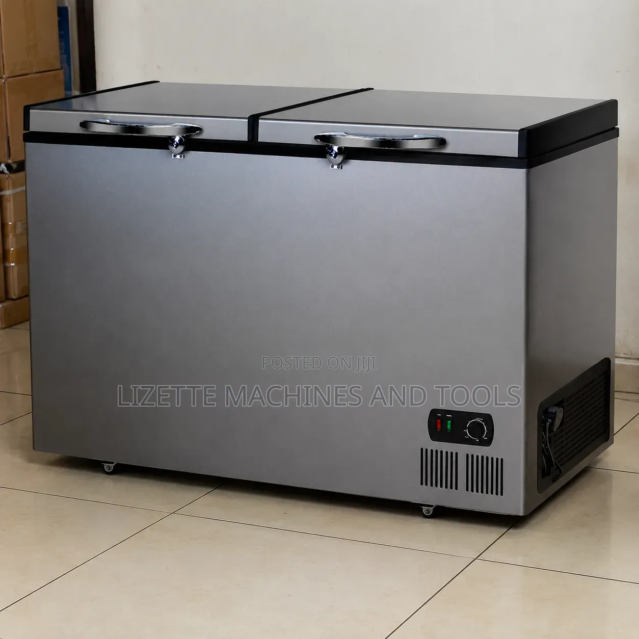 400L Premier Double Door Chest Freezer