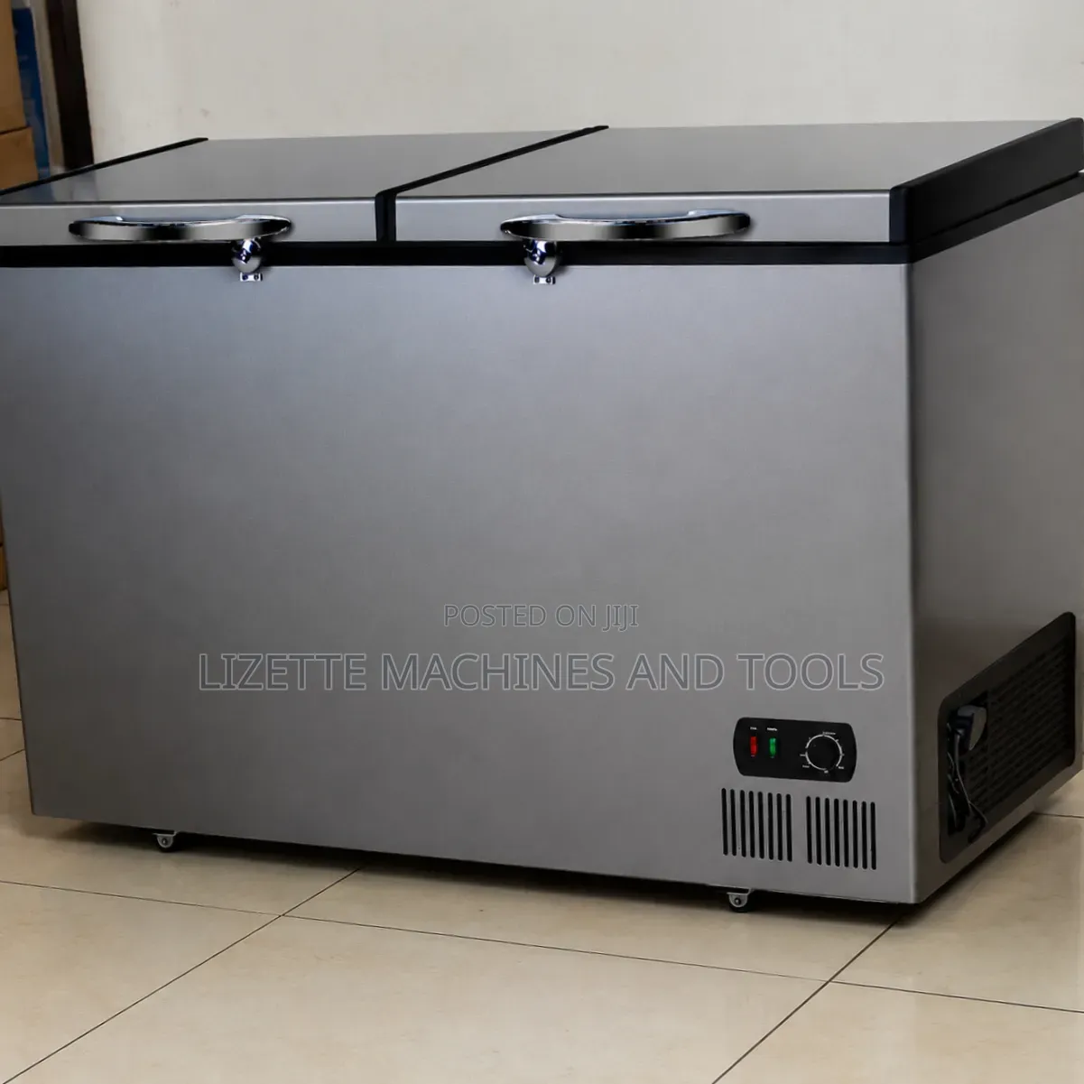 400L Premier Double Door Chest Freezer