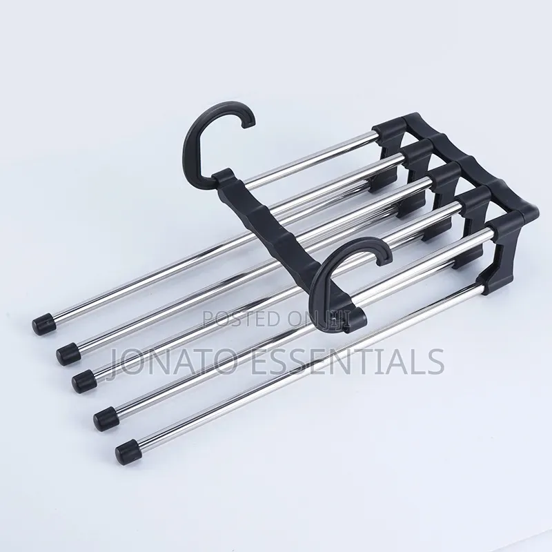 Stainless Steel 5 in 1 Trouser Hanger Space Saver