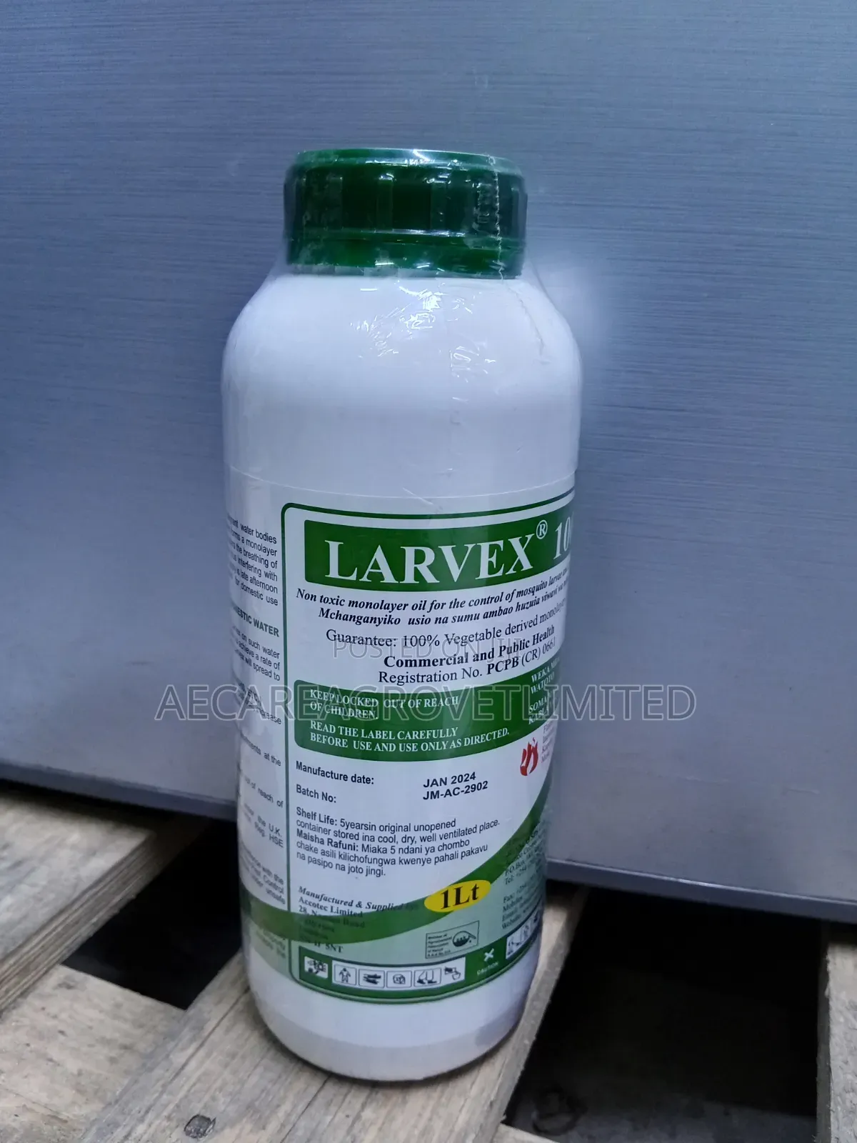 Larvex Monolayer Mosquito Larvae Insecticide 1litre