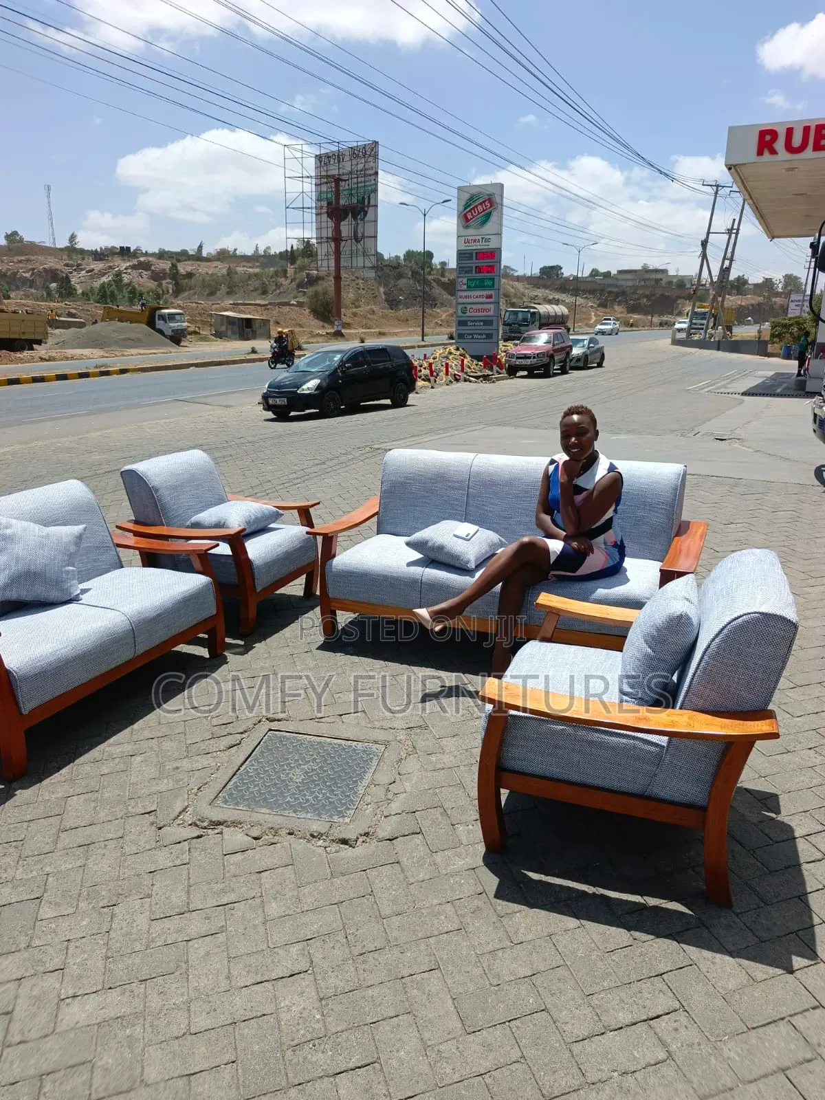 7 Seater Open Sofa