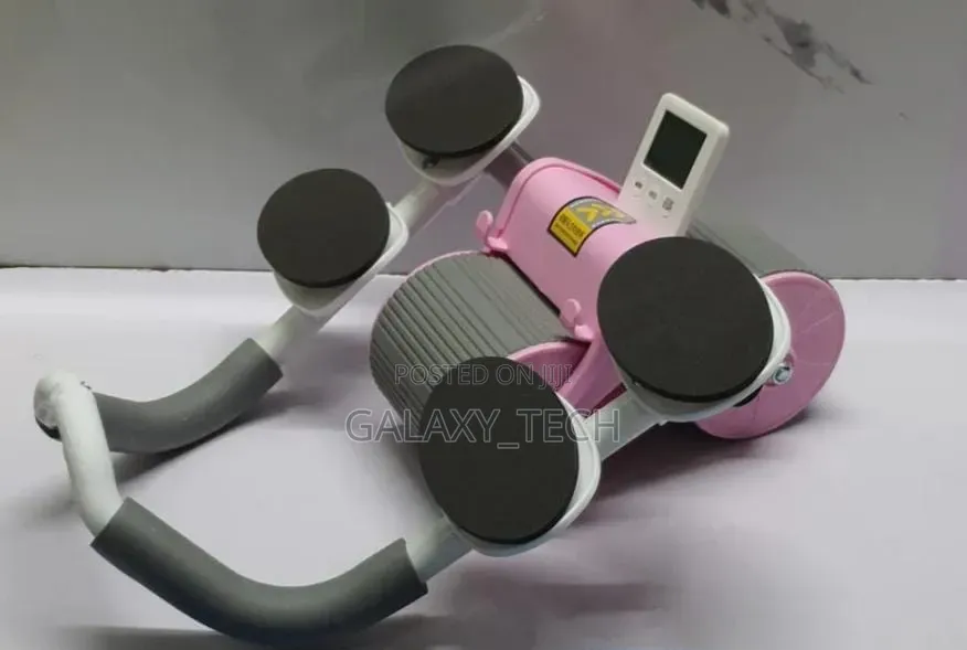 4-Wheel Ab Roller With Elbow Support + LCD Counter