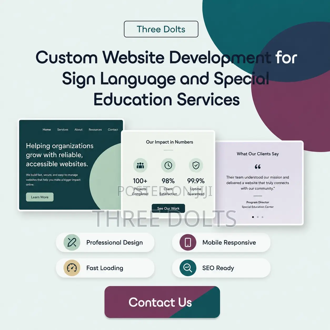 Website Development for Sign Language Special Education Services