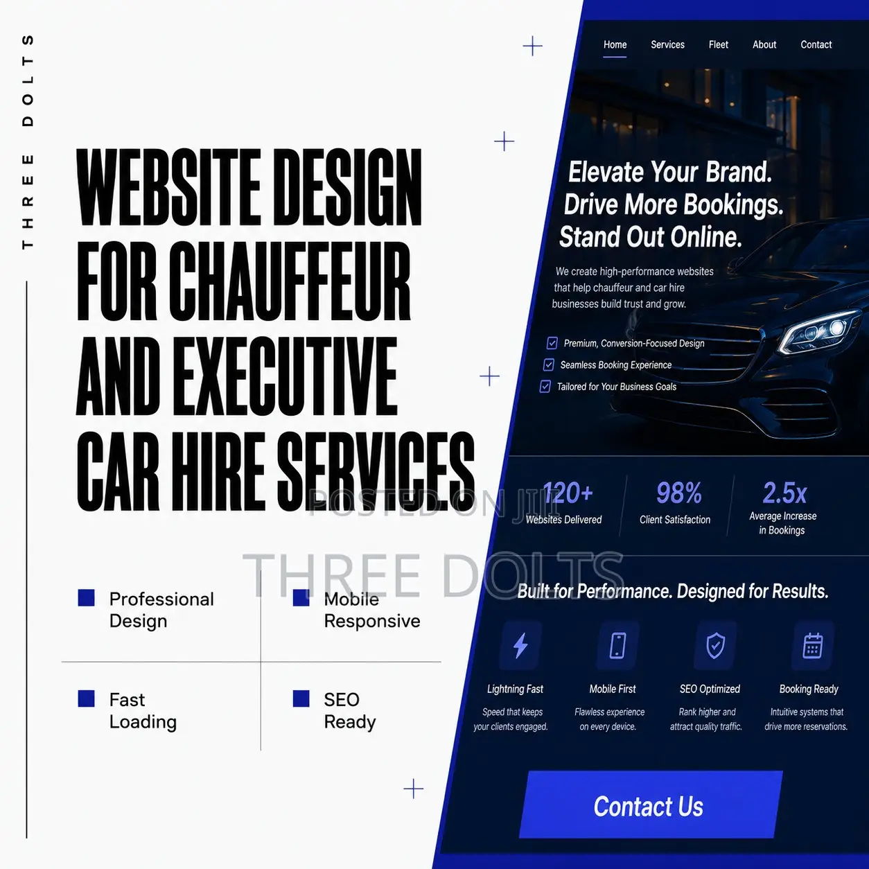 Website Design for Chauffeur and Executive Car Hire Services