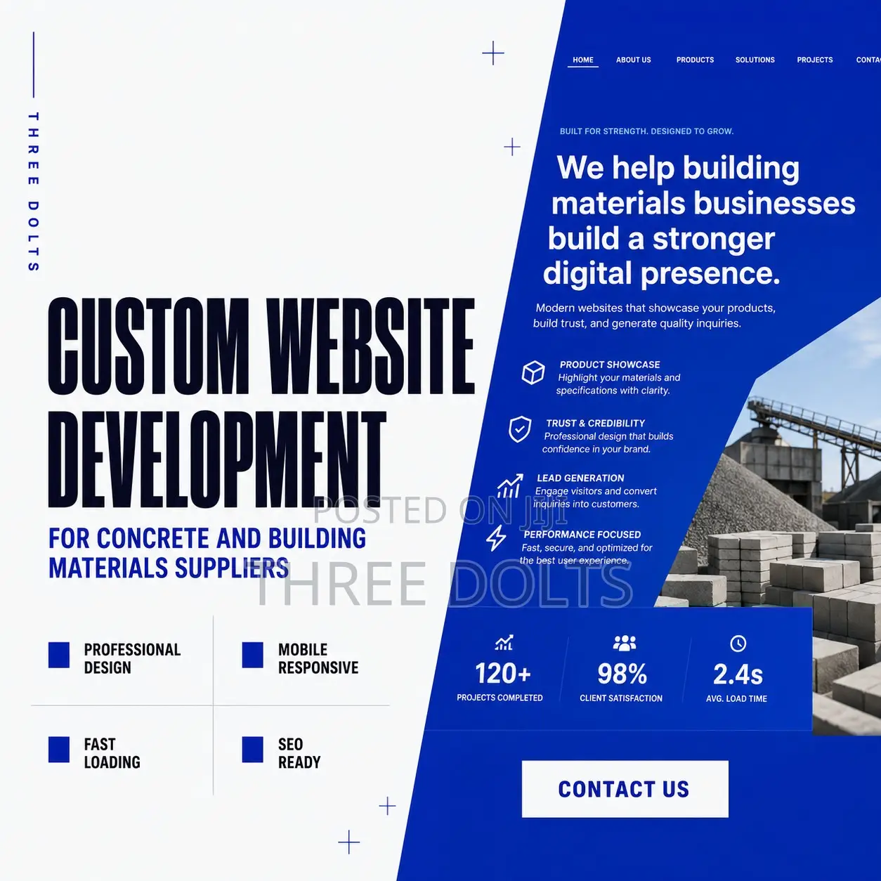 Website Development for Concrete and Building Materials Suppliers