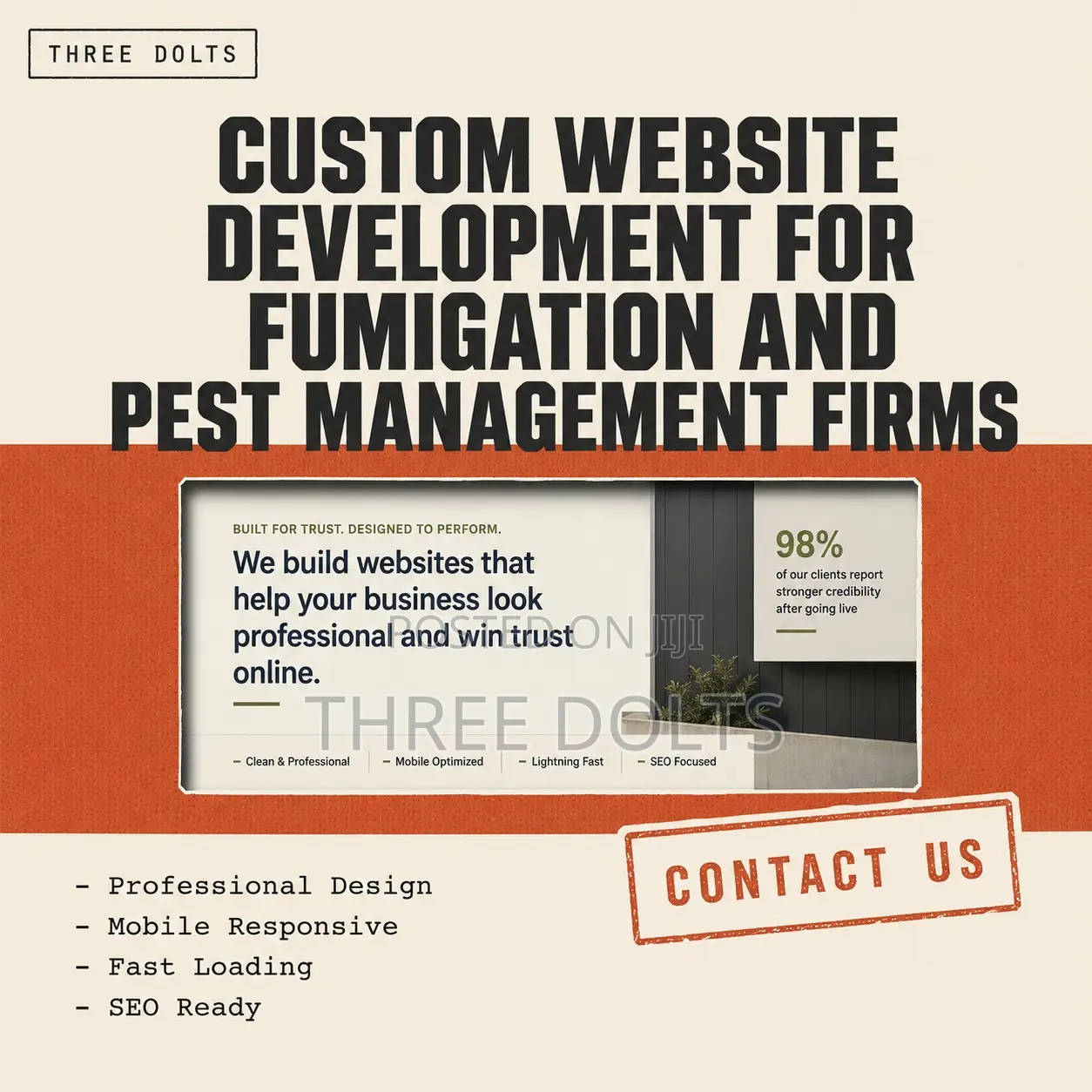 Custom Website Development for Fumigation and Pest Management Firms
