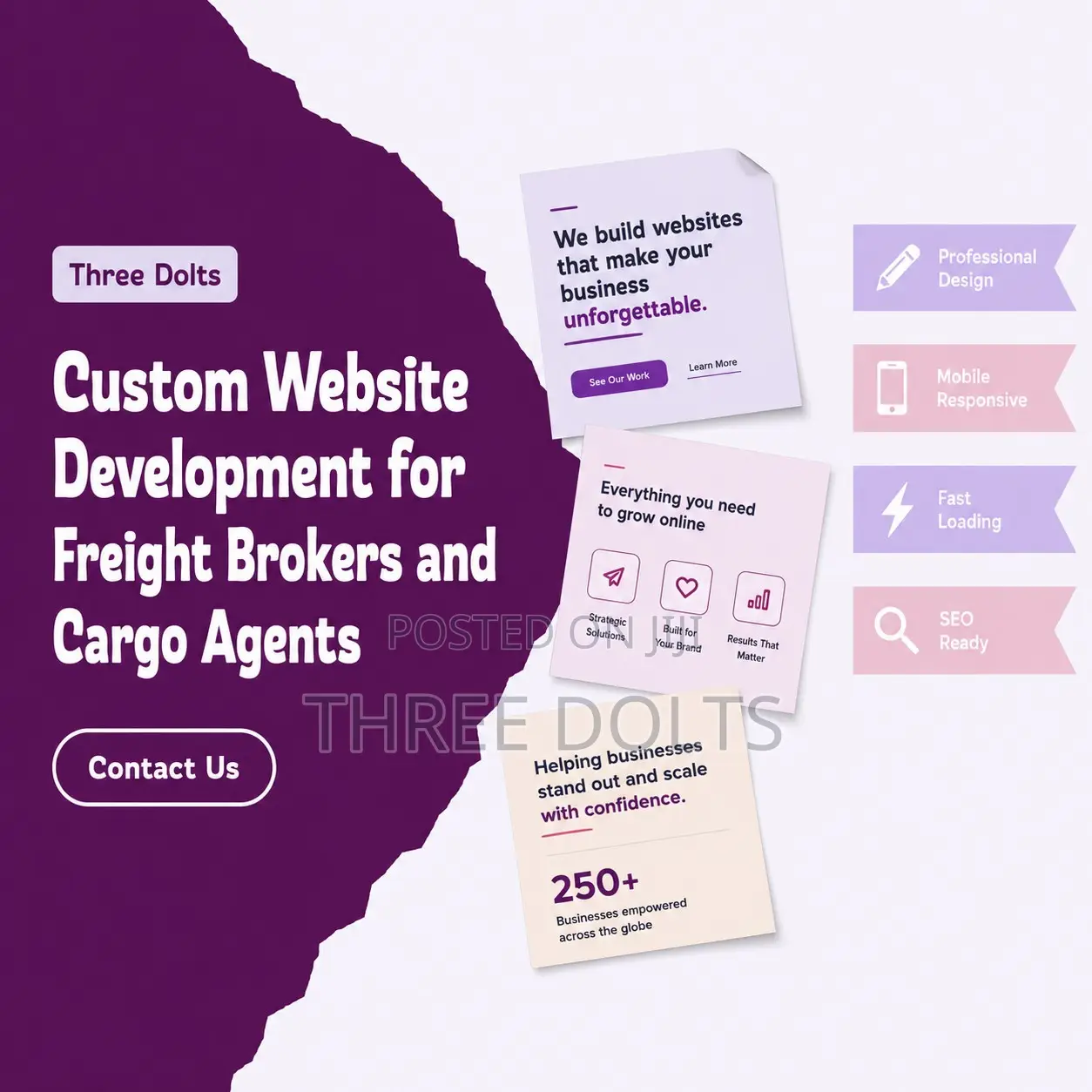 Custom Website Development for Freight Brokers and Cargo Agents