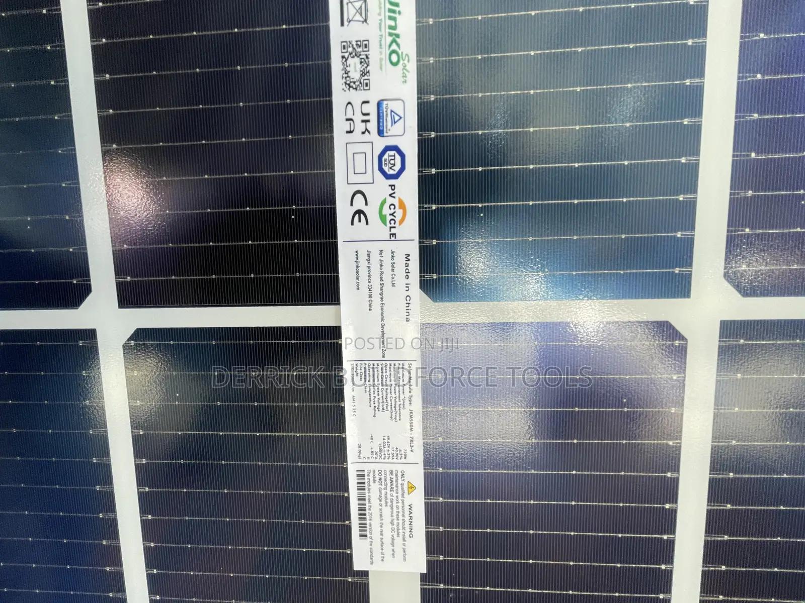 Jinko 720w Bifacial Monocrystalline Solar Panel