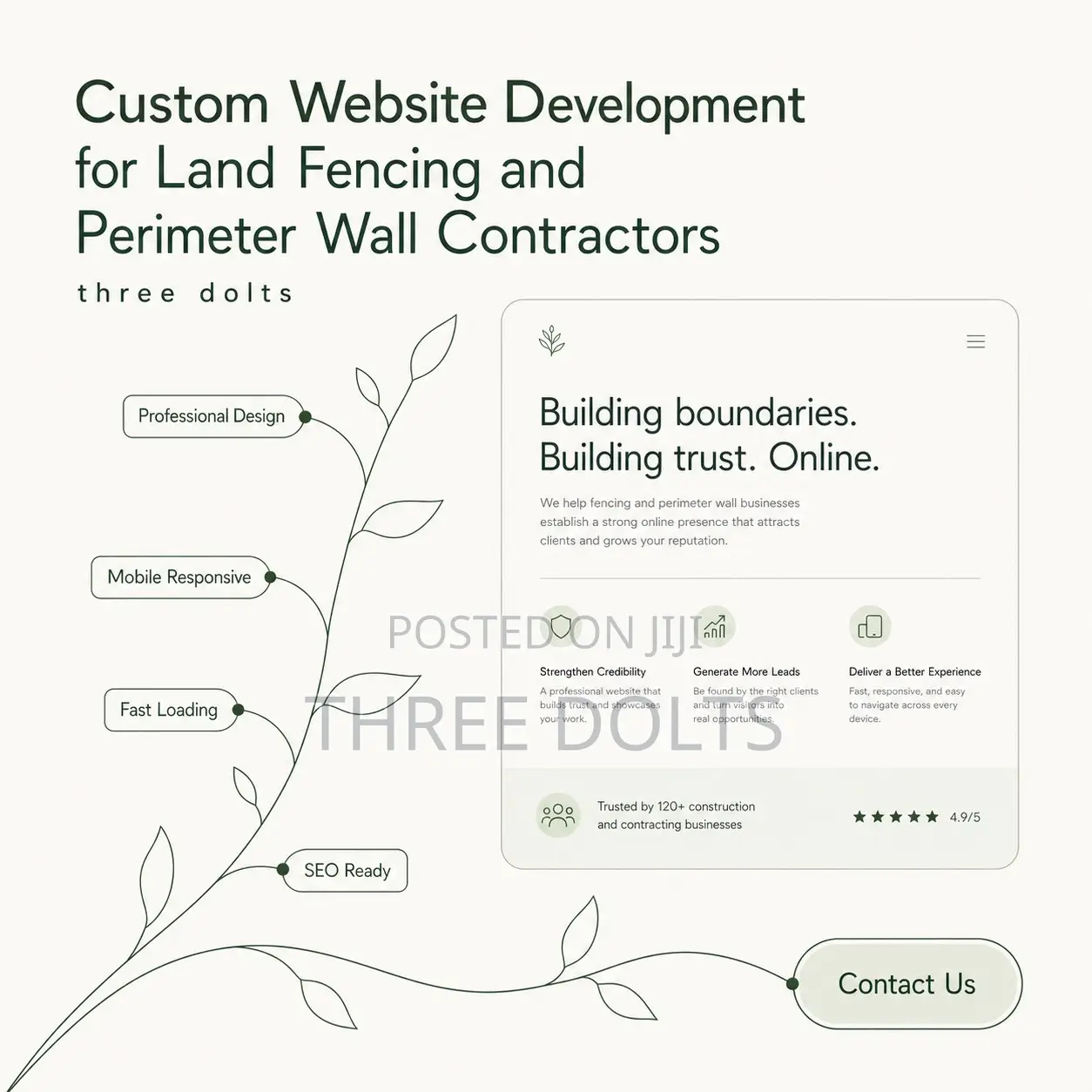 Website Development for Land Fencing and Perimeter Wall Contractors