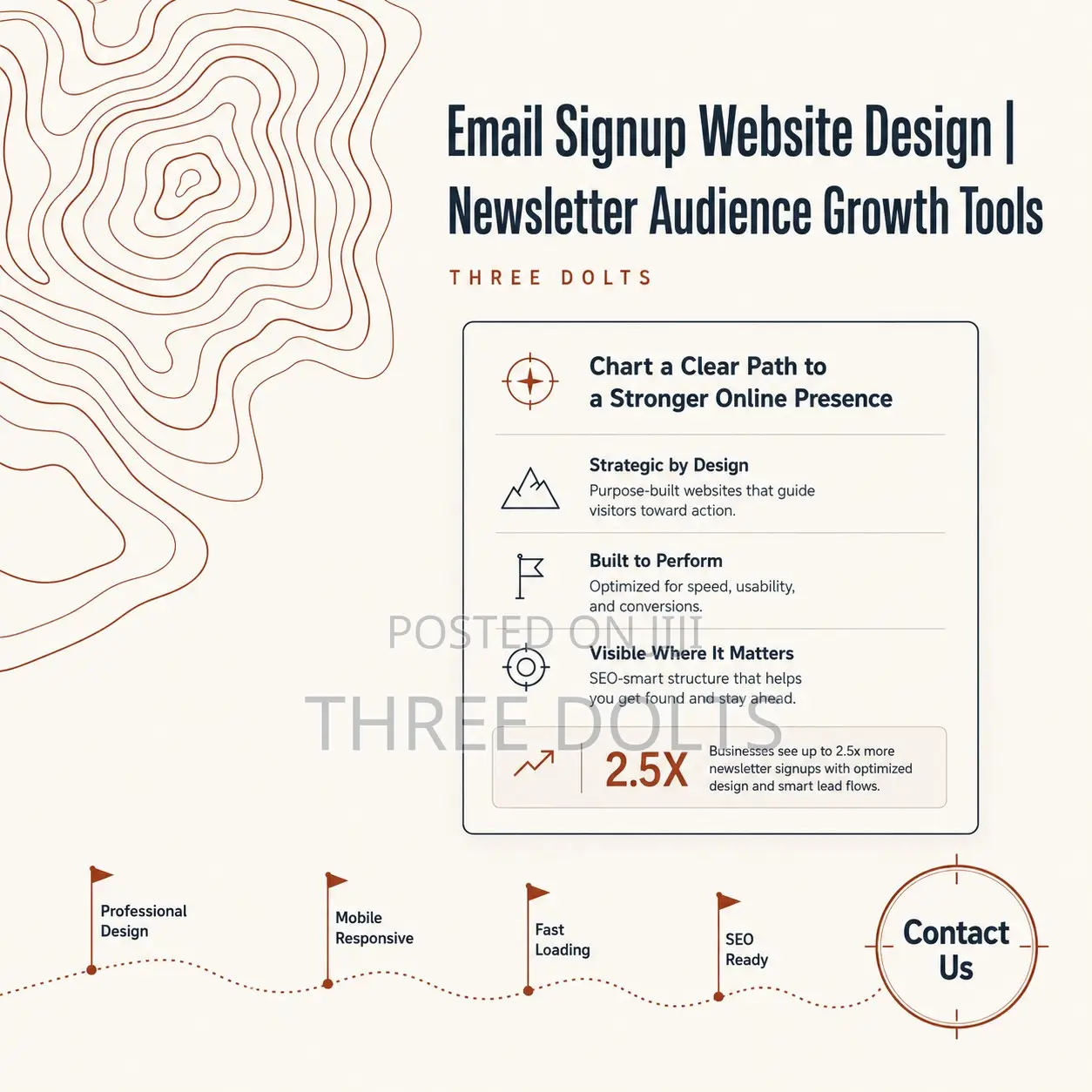 Email Signup Website Design | Newsletter Audience Growth Tools