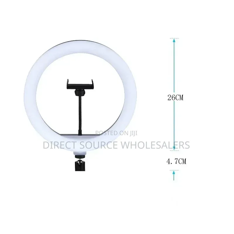 12 Inch LED Ring Fill Light With Adjustable Tripod Stand