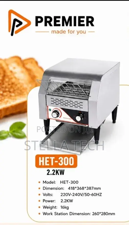 Premier Electric Conveyor Toaster ●het -300