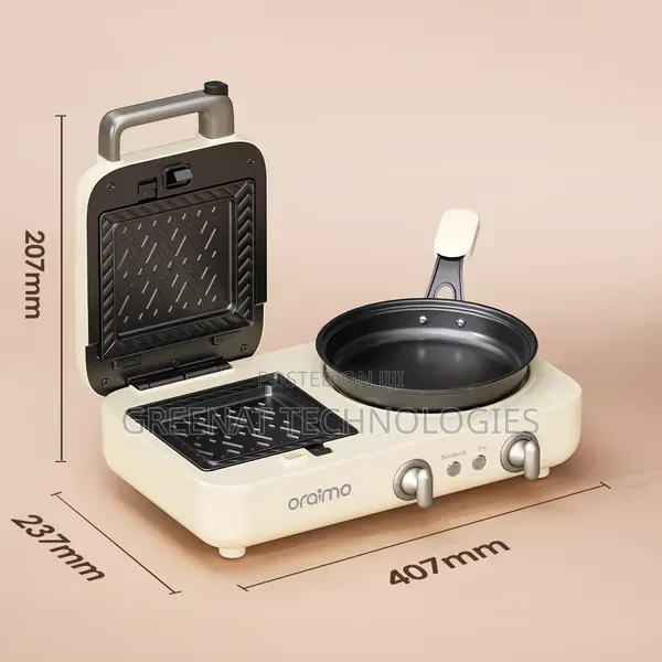 Oraimo EasyBistro OBM-201A 2-in-1 Breakfast Station