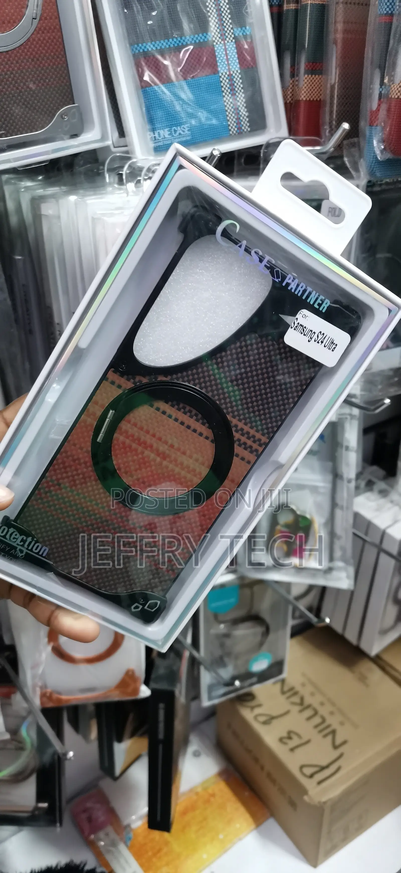 Samsung Galaxy S24 Ultra Stylish, Textured Multi-Color Casing