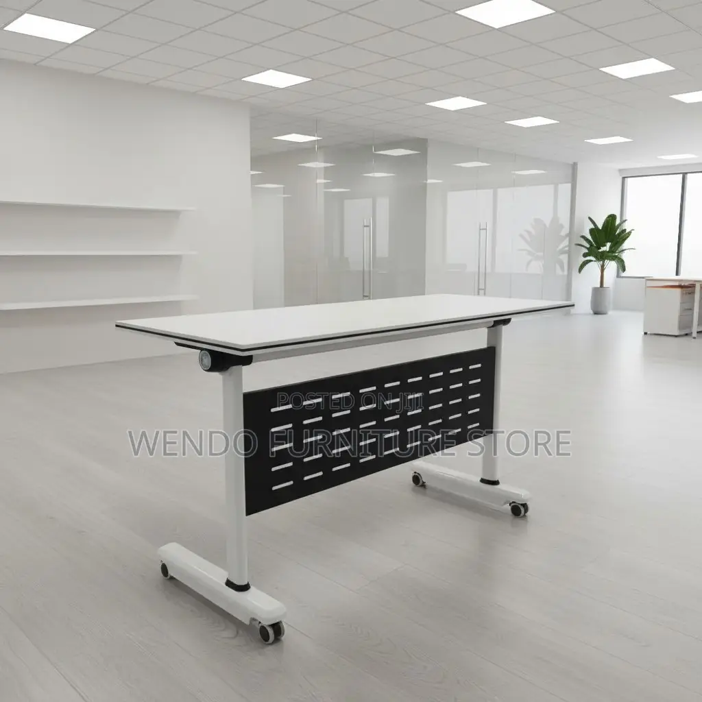 Office Table; 1.2m X 0.6M Movable Folding Office Desk