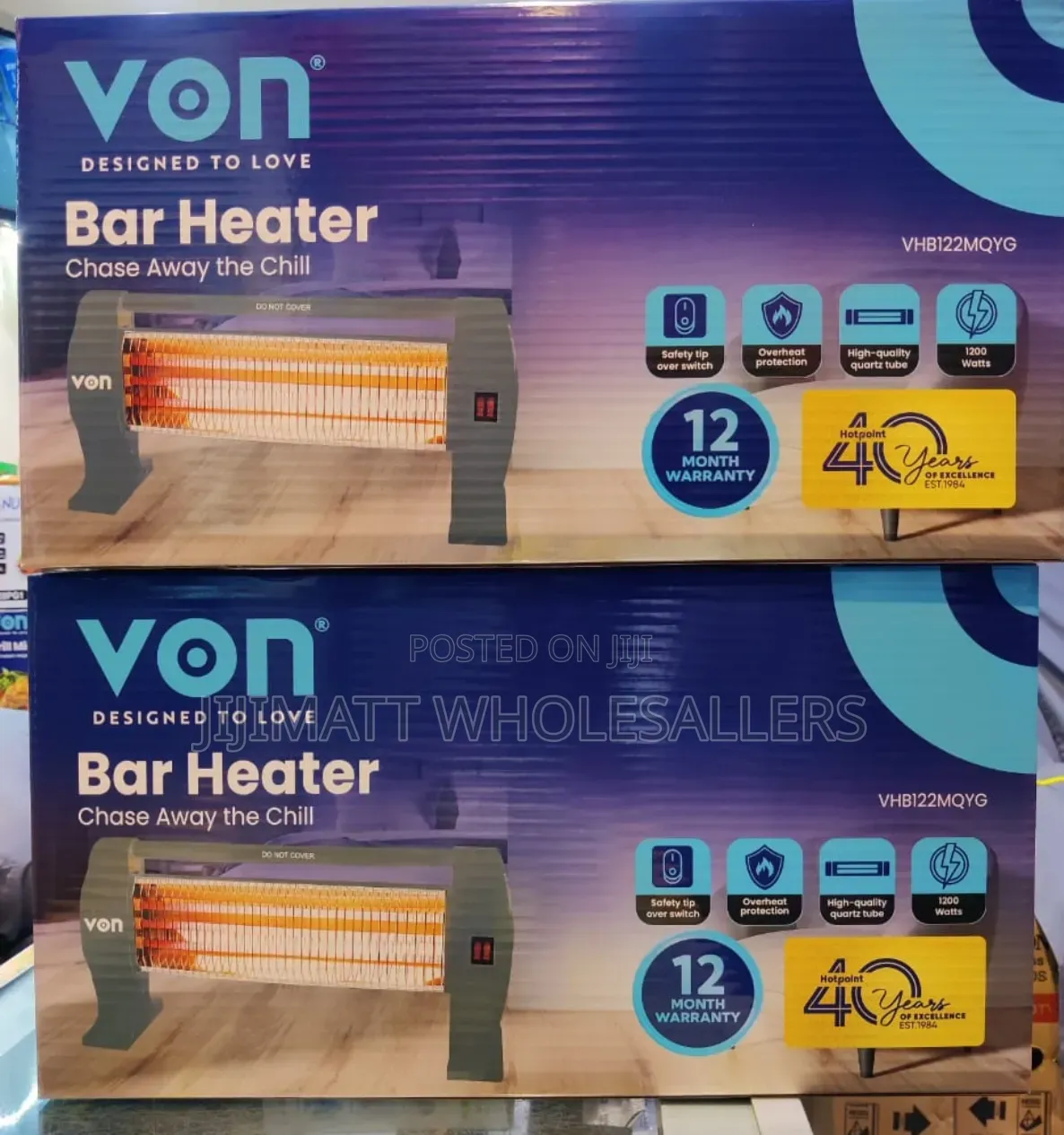 Von Quartz Bar Room Heater