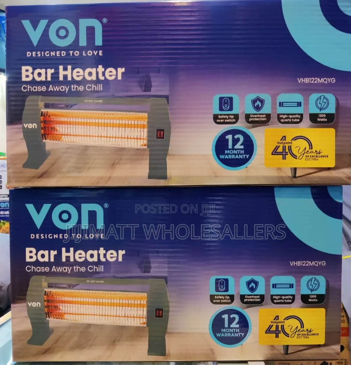 Von Quartz Bar Room Heater