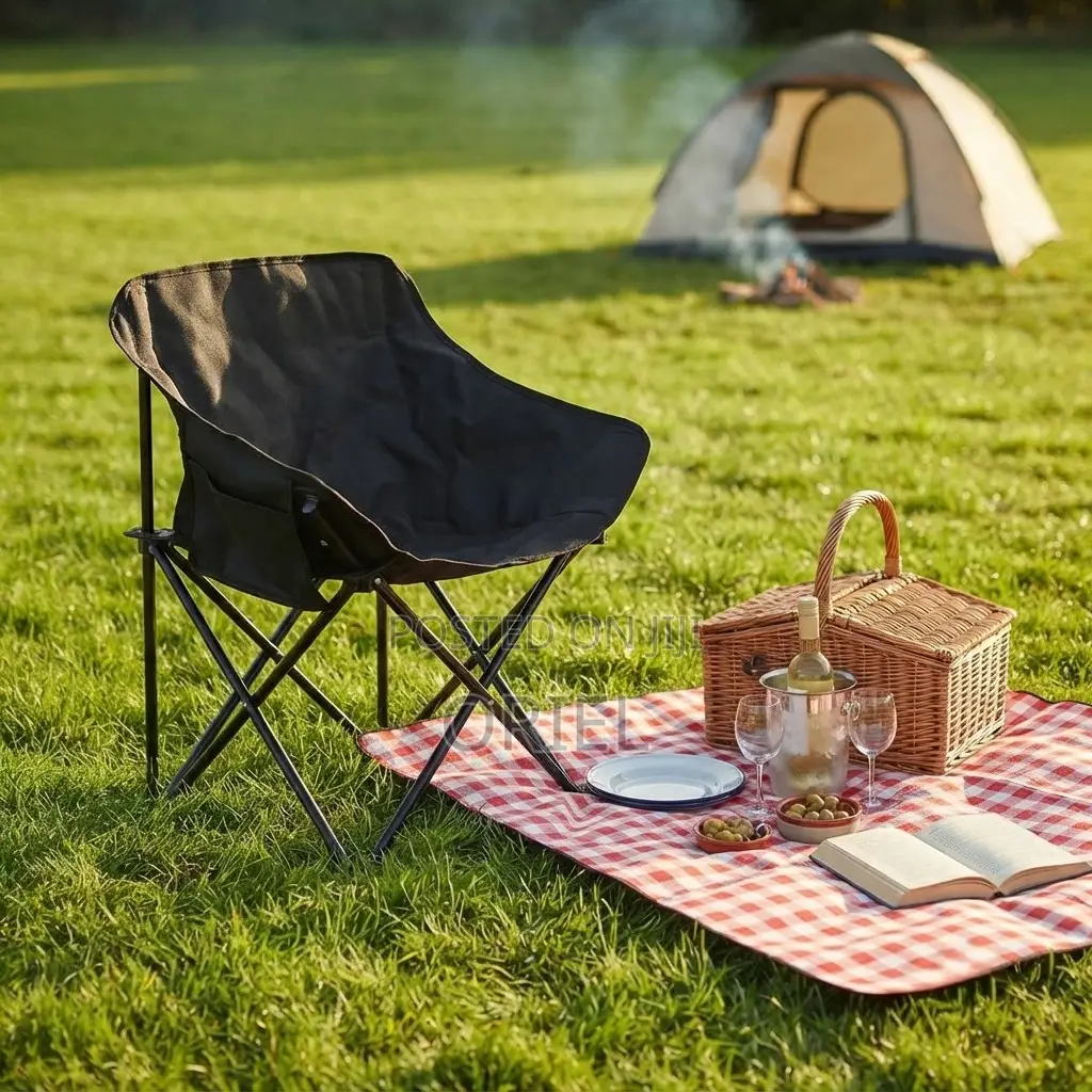 Home Chairs : Outdoor Foldable Portable Camping Chair