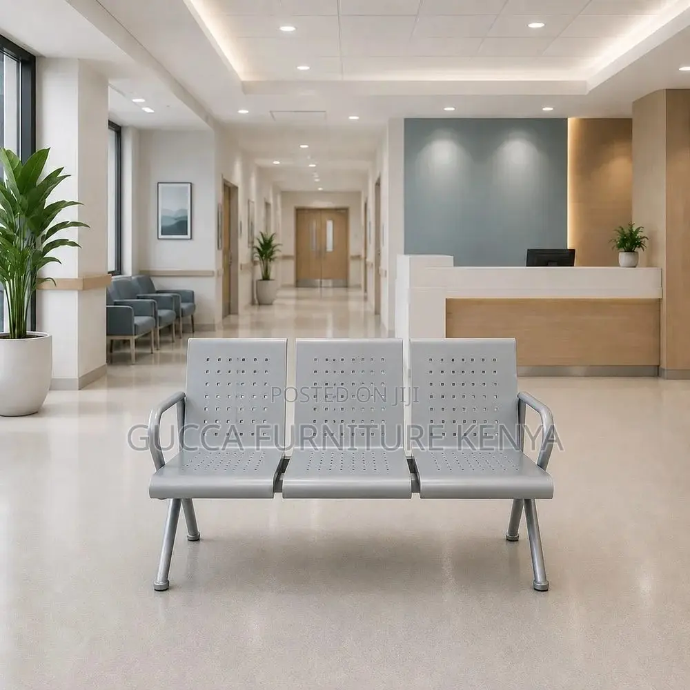 3-Link Non-Padded Waiting Bench.