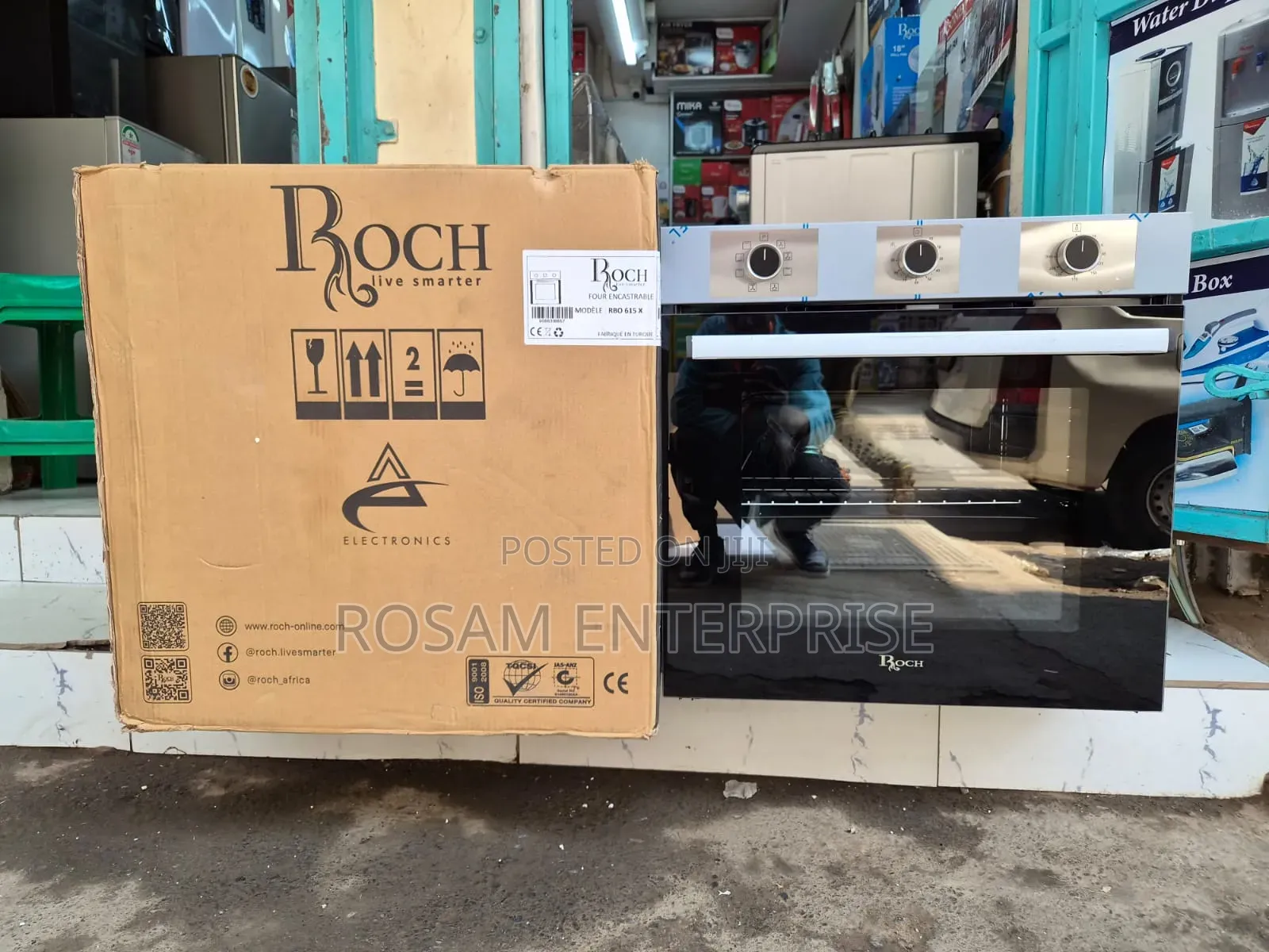 Roch Built in Oven 60cm Silver