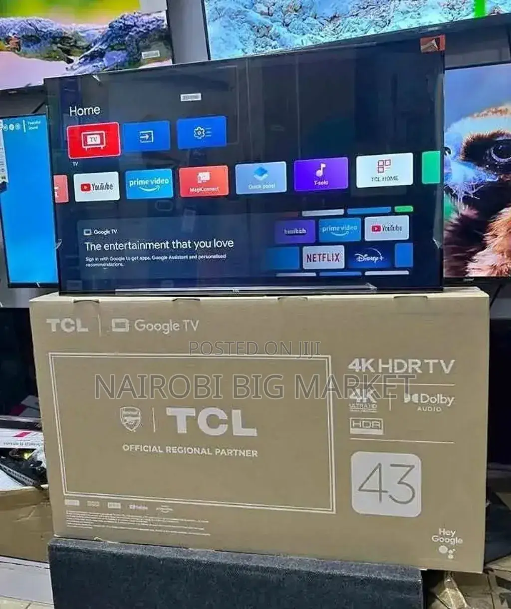 TCL 43 Inch 4 K Goggle TV