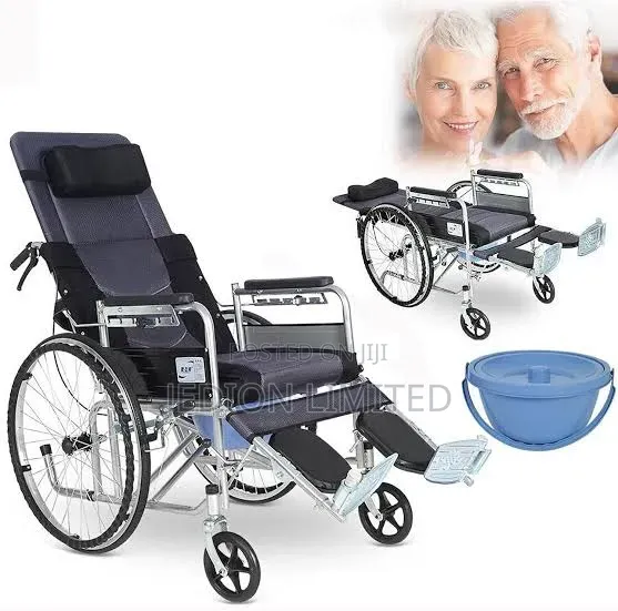 Reclining Wheelchair With Commode