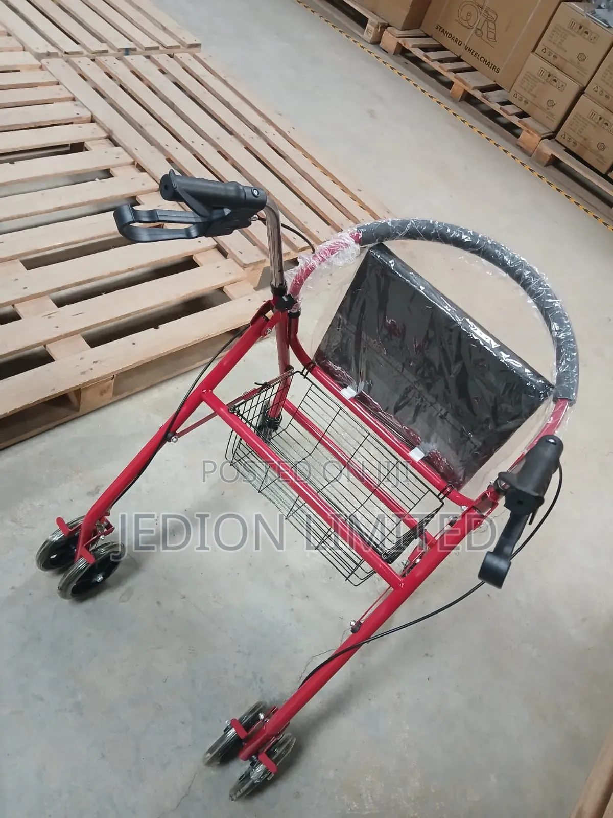Rollator With Storage