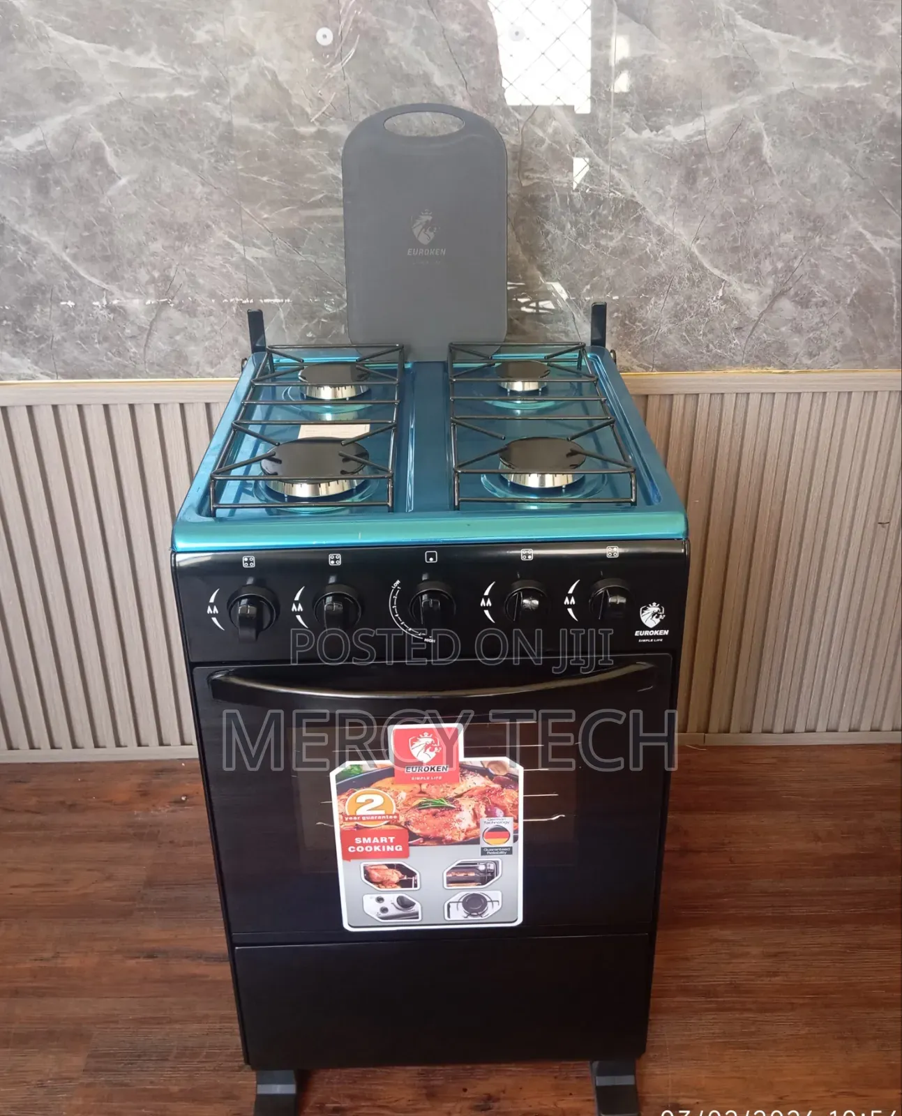 Euroken Full Gas Cooker (Euro-55-4g)