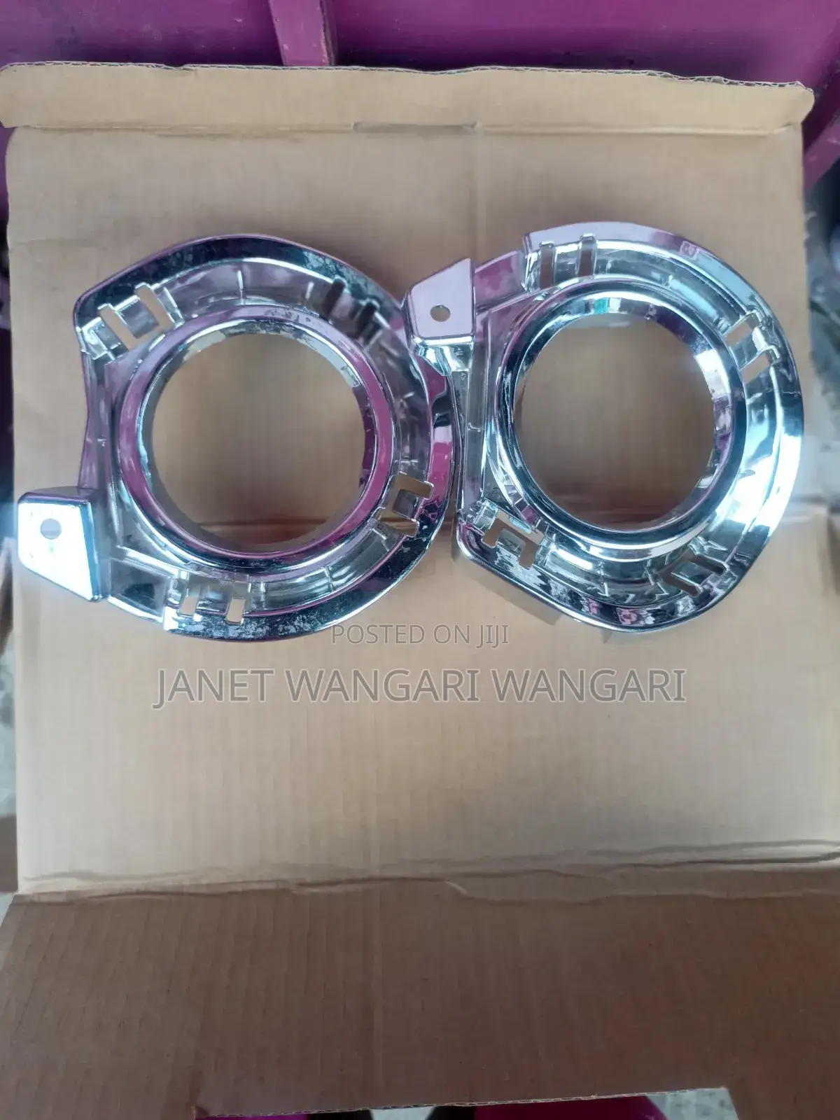 Chromed Foglight Cover for Toyota Fielder/Axio 165