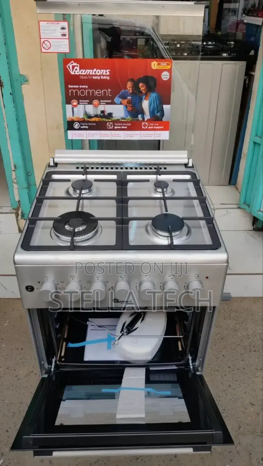 55*60 Ramtons Full Gas Standing Cooker