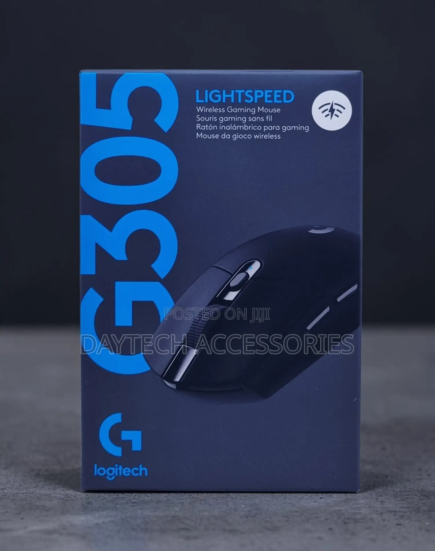 The Logitech G305 LIGHTSPEED Wireless Gaming Mouse in Black