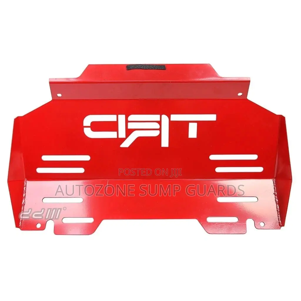 Red Steel Front Bash Plate for Toyota Hilux Revo Rocco Rogue 2015-On