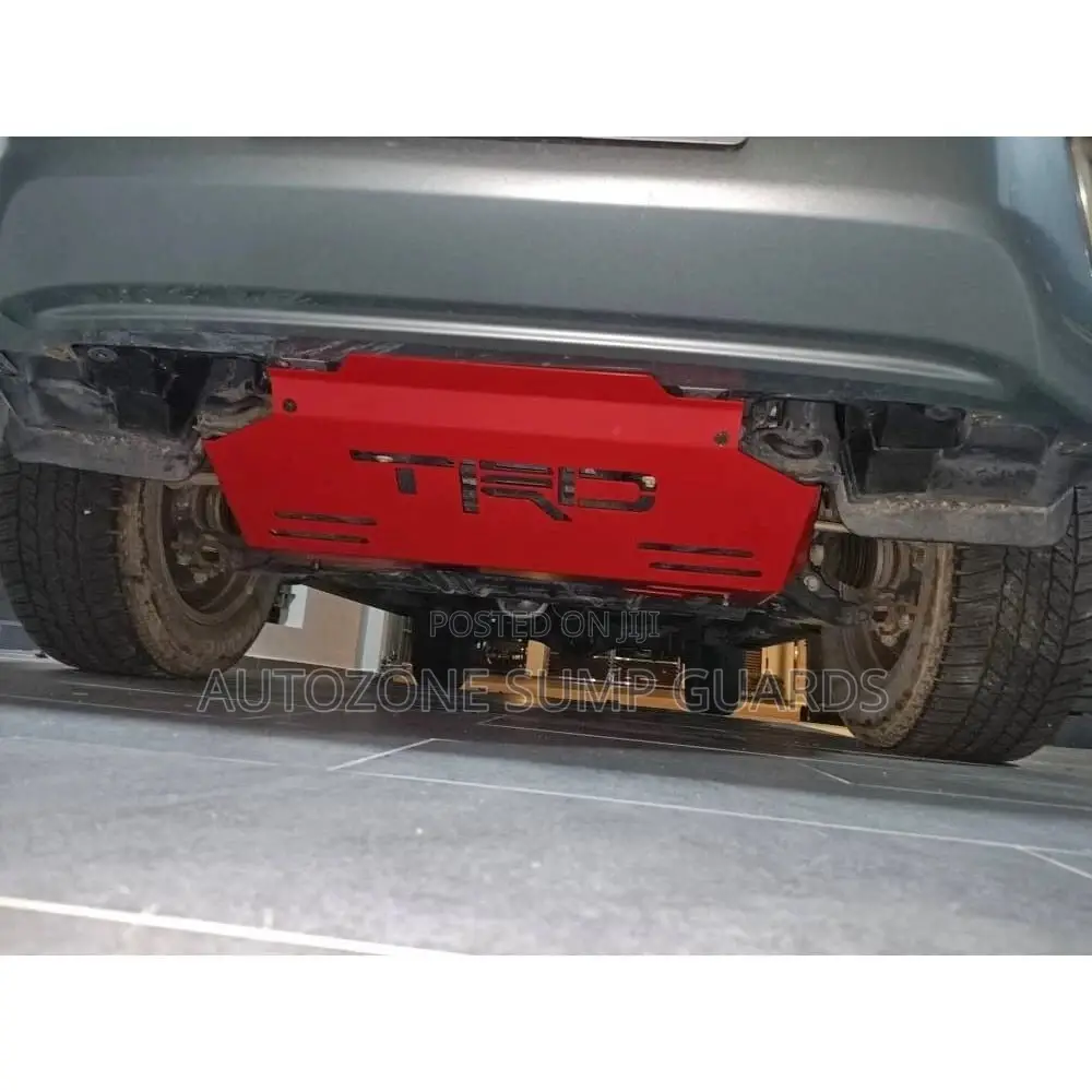 Red Steel Front Bash Plate for Toyota Hilux Revo Rocco Rogue 2015-On