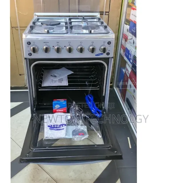 Ecomax Standing Cooker 60×60 3G + 1 Electric Hot Plate Electric Oven