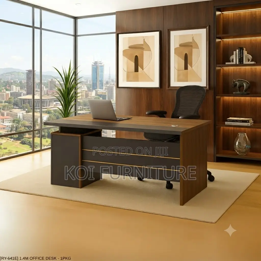 Office Desk; 1.2 Meter Executive Desk With Moisture Resistant Finish