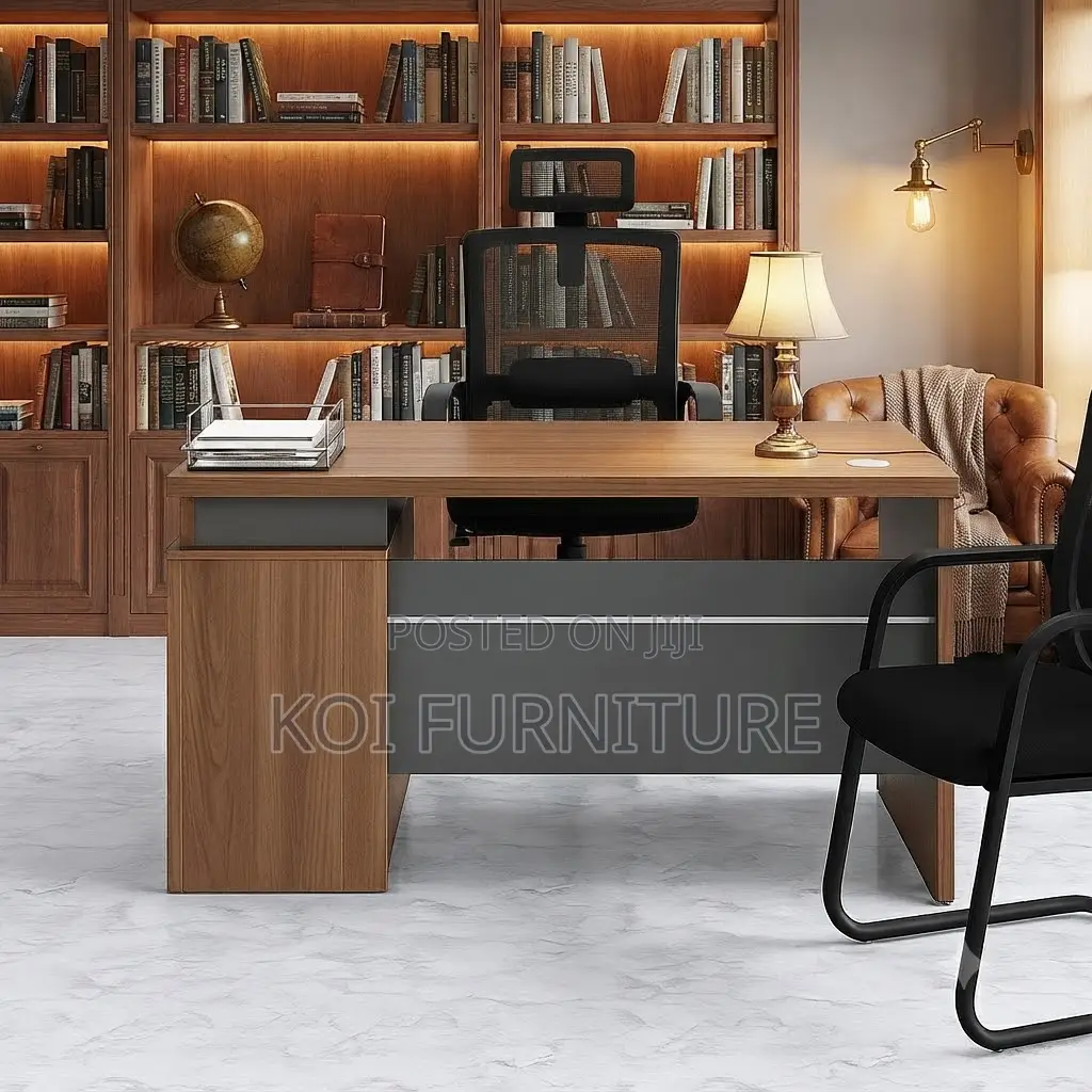 Office Desk; 1.2 Meter Executive Desk With Moisture Resistant Finish