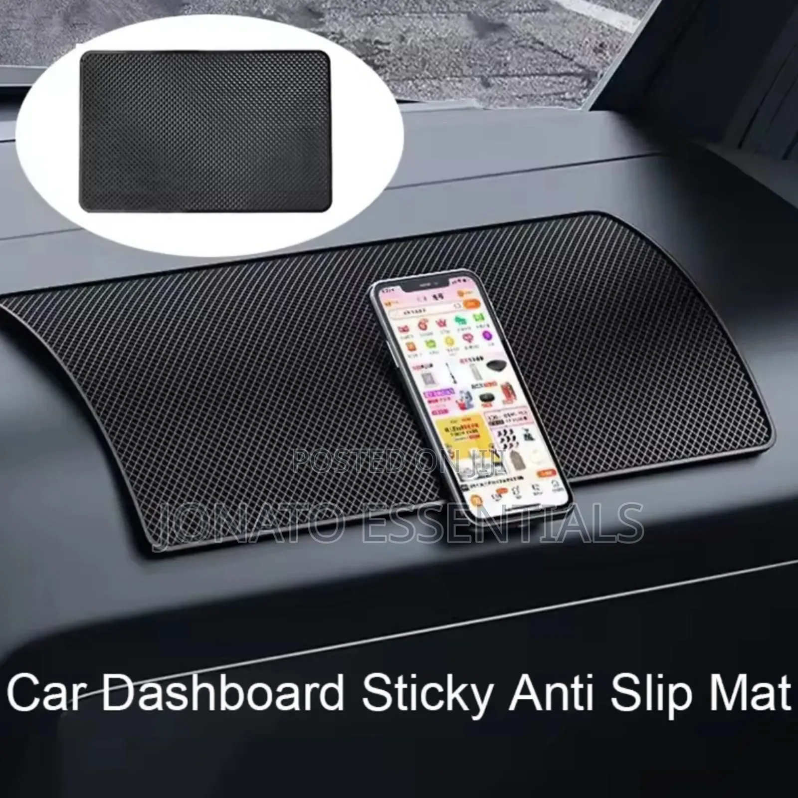 Anti-Slip Car Dashboard Mat for Phones Keys
