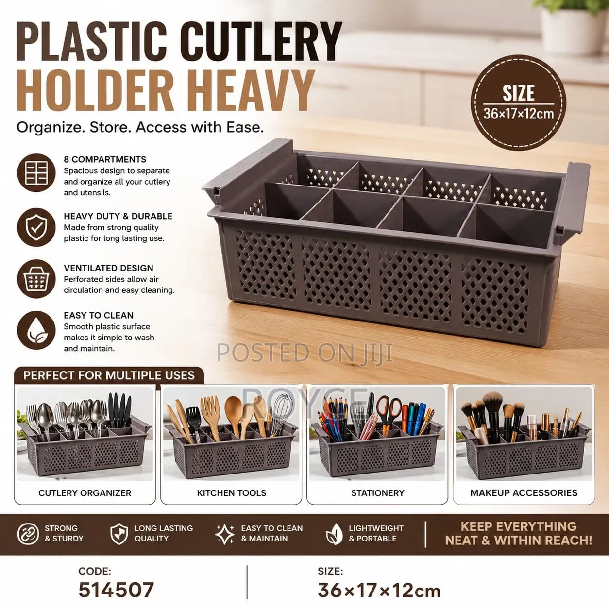 Plastic Cutlery Holder