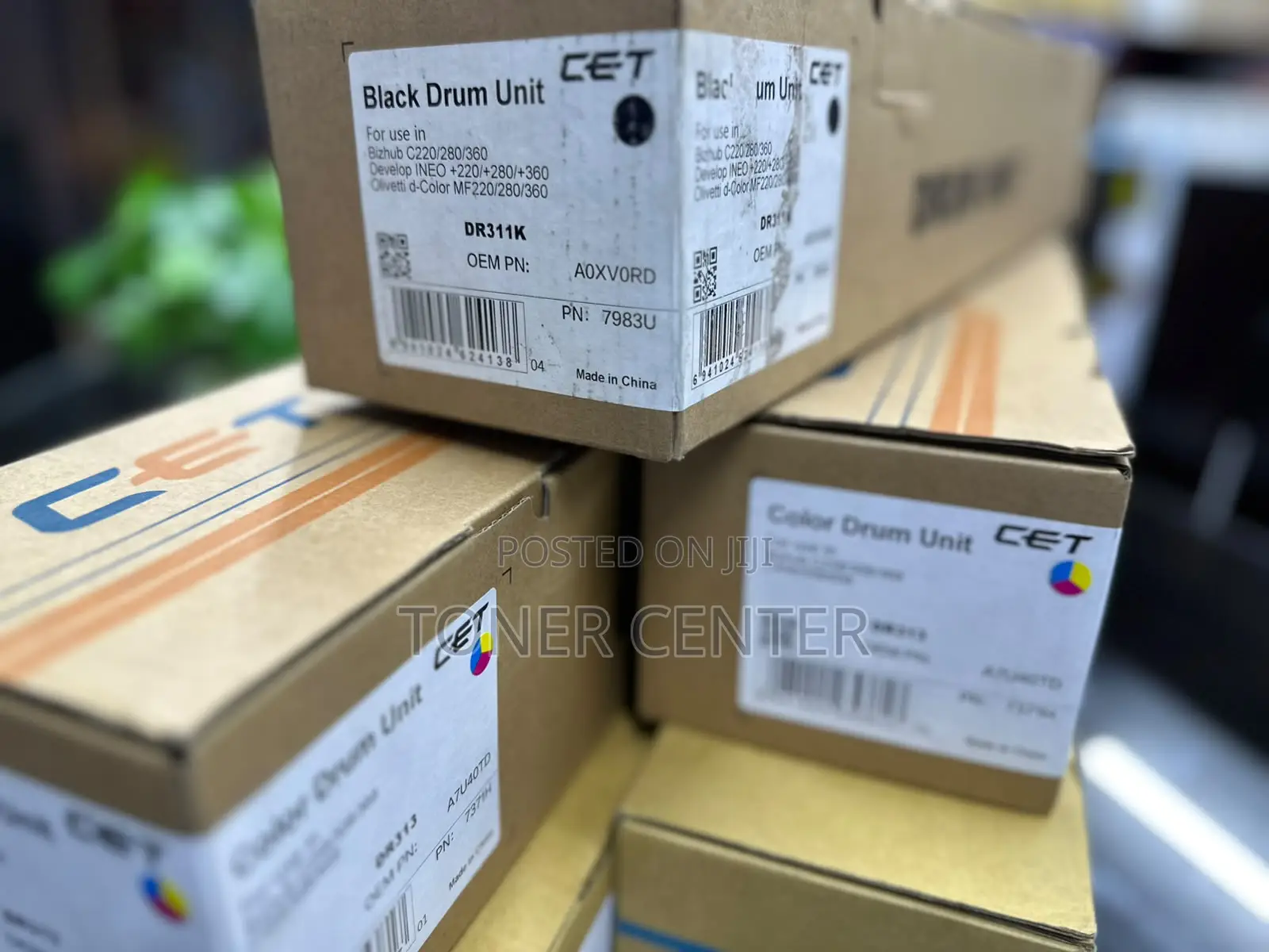 CET DR311K Black Drum Unit for Konica Minolta Bizhub C220 C280 C360